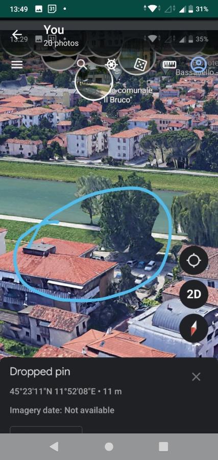 Vicino Al Prato Della Valle Intero Appartamento Parcheggio Facile Di Fronte Padova Eksteriør billede