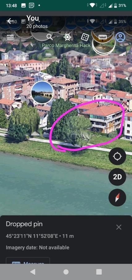 Vicino Al Prato Della Valle Intero Appartamento Parcheggio Facile Di Fronte Padova Eksteriør billede