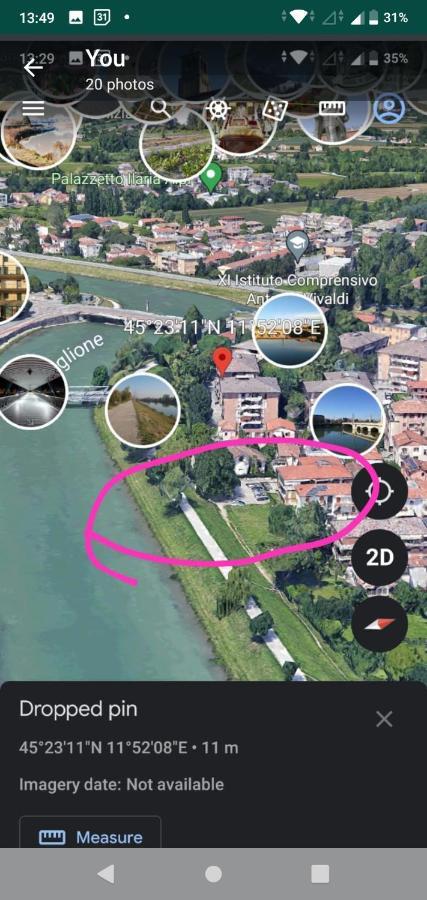 Vicino Al Prato Della Valle Intero Appartamento Parcheggio Facile Di Fronte Padova Eksteriør billede